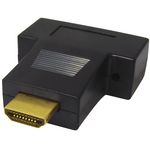 HDMI auf DVI Adapter DVI 24+1 Kupplung -> HDMI 19pol Stecker 
