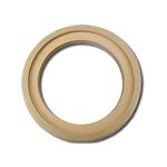 4 Stück - MDF-Ring mit Falz adaptiert auf 16.5cm Lautsprecher 