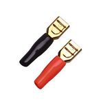 20x 6.3mm Flachstecker mit roten + schwarzen Isoliertüllen 0772.03587 