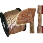 High End - Lautsprecherkabel hochflexibel Meterware / transparent 