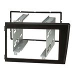 Radioblende kompatibel mit Volvo S60 V70 XC70 2 DIN schwarz 2000-2004 