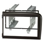 Radioblende kompatibel mit Volvo S80 2-DIN schwarz Bj. 05/1998 - 