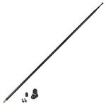 44cm - 120cm Antennenstab AM FM ohne Verstärker schwarz adaptiert auf 