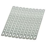 5 Set - Lochstreifen Flachverbinder aus Metall (10 Stück) 192 x 16mm 