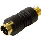 Converter S-VHS auf F-Kupplung 0772.01988 24K verg. Kontakte 