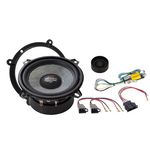 Audio System Lautsprecher Einbau Set kompatibel mit Audi A4 B5 130mm 