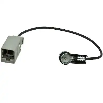 Antennenadapter 0772.05026 kompatibel mit Peugeot adaptiert von GT5 grau 1PP (m) auf ISO (m) 150 Ohm