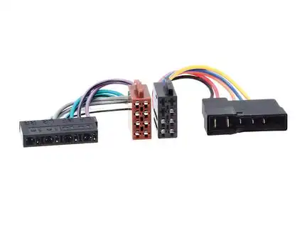 ACV Universal Autoradio Adapter Kabel Umrüstadapter Youngtimer Oldtimer Anschlüsse adaptiert auf ISO (m)