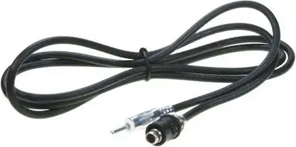 ACV Antennenadapter kompatibel mit VW Polo ohne Phantomeinspeisung ab Bj. 2000 adaptiert von HC97 (m) auf DIN (m)