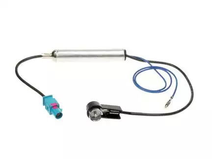 11111ACV Antennenadapter kompatibel mit Ford Phantomspeisung adaptiert von Fakra (m) auf ISO (m)