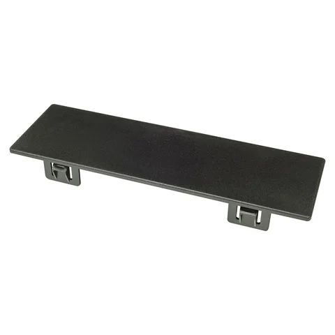 tomzz Audio Abdeck Blindblende 1-DIN schwarz Abdeckung für Autoradio Öffnungen 183x53mm