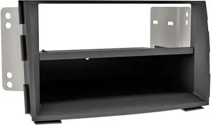 11111ACV Radioblende kompatibel mit Kia Venga (YN) 2-DIN mit Fach schwarz ab BJ. 11/2009