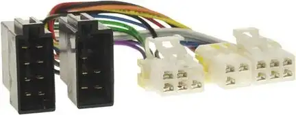 ACV Autoradio Adapter Kabel kompatibel mit Nissan Autoradios bis Bj. 2000 adaptiert auf ISO (f)