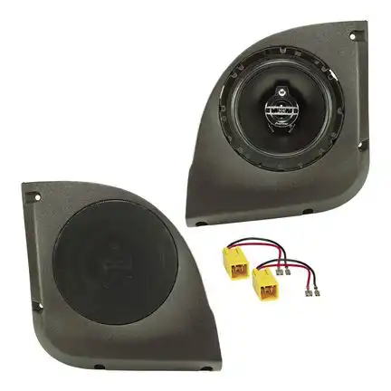 11111Doorboard Lautsprecher Einbau Set kompatibel mit Fiat Punto 165mm 3-Wege Koaxial System Pioneer TS-G1730f
