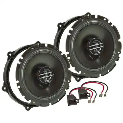 Lautsprecher Einbau Set kompatibel mit Seat Ibiza 165mm 2-Wege Koaxial System Pioneer TS-G1720f