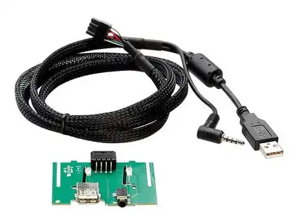 11111ACV AUX / USB Relacement Adapter kompatibel mit Kia Soul Rio ab Bj. 2012