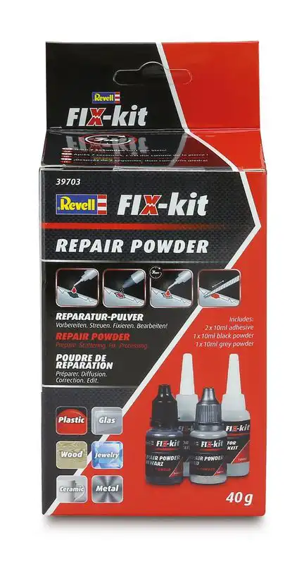 Revell Fix-Kit Repair Powder zum Verschweißen Ausgleichen und Abdichten von Werkstoffen
