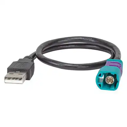 USB Relacement Adapter kompatibel mit Citroen Peugeot Toyota HSD Fakra auf USB
