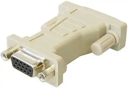 Adapter DVI adaptiert von 12+5 Stecker auf Sub D Kupplung 15po 